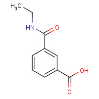 126926-33-8 3-(ethylcarbamoyl)benzoic acid chemical structure