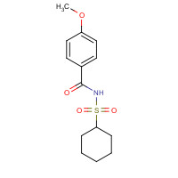 15241-43-7 N-cyclohexylsulfonyl-4-methoxybenzamide chemical structure