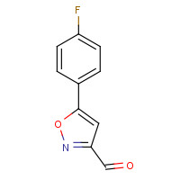 640292-06-4 5-(4-fluorophenyl)-1,2-oxazole-3-carbaldehyde chemical structure