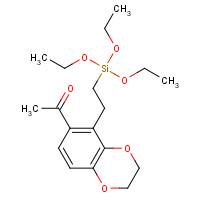 200631-17-0 1-[5-(2-triethoxysilylethyl)-2,3-dihydro-1,4-benzodioxin-6-yl]ethanone chemical structure