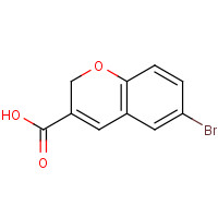 380607-15-8 6-bromo-2H-chromene-3-carboxylic acid chemical structure