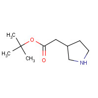 783301-96-2 tert-butyl 2-pyrrolidin-3-ylacetate chemical structure