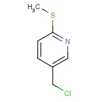 743383-07-5 5-(chloromethyl)-2-methylsulfanylpyridine chemical structure