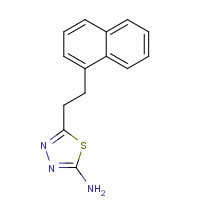 1052694-89-9 5-(2-naphthalen-1-ylethyl)-1,3,4-thiadiazol-2-amine chemical structure