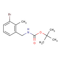 1177558-64-3 tert-butyl N-[(3-bromo-2-methylphenyl)methyl]carbamate chemical structure