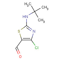 199851-22-4 2-(tert-butylamino)-4-chloro-1,3-thiazole-5-carbaldehyde chemical structure