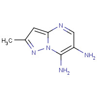 1245768-82-4 2-methylpyrazolo[1,5-a]pyrimidine-6,7-diamine chemical structure