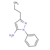 1017781-36-0 2-phenyl-5-propylpyrazol-3-amine chemical structure