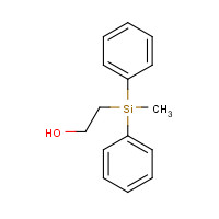 40438-48-0 2-[methyl(diphenyl)silyl]ethanol chemical structure