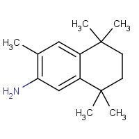 116233-17-1 3,5,5,8,8-pentamethyl-6,7-dihydronaphthalen-2-amine chemical structure