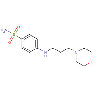 1154997-32-6 4-(3-morpholin-4-ylpropylamino)benzenesulfonamide chemical structure
