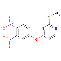 952490-61-8 4-(3,4-dinitrophenoxy)-2-methylsulfanylpyrimidine chemical structure