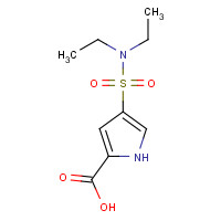 869472-69-5 4-(diethylsulfamoyl)-1H-pyrrole-2-carboxylic acid chemical structure