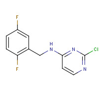 1275194-67-6 2-chloro-N-[(2,5-difluorophenyl)methyl]pyrimidin-4-amine chemical structure