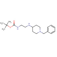 280141-48-2 tert-butyl N-[2-[(1-benzylpiperidin-4-yl)amino]ethyl]carbamate chemical structure