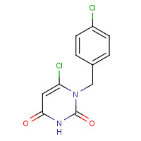 835877-19-5 6-chloro-1-[(4-chlorophenyl)methyl]pyrimidine-2,4-dione chemical structure