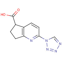 1374573-59-7 2-(tetrazol-1-yl)-6,7-dihydro-5H-cyclopenta[b]pyridine-5-carboxylic acid chemical structure