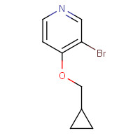 1357095-18-1 3-bromo-4-(cyclopropylmethoxy)pyridine chemical structure