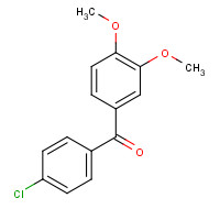 116412-83-0 (4-chlorophenyl)-(3,4-dimethoxyphenyl)methanone chemical structure