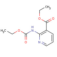110624-40-3 ethyl 2-(ethoxycarbonylamino)pyridine-3-carboxylate chemical structure
