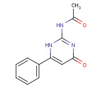 54286-78-1 N-(4-oxo-6-phenyl-1H-pyrimidin-2-yl)acetamide chemical structure