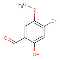 63272-66-2 4-bromo-2-hydroxy-5-methoxybenzaldehyde chemical structure