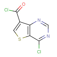 1269667-58-4 4-chlorothieno[3,2-d]pyrimidine-7-carbonyl chloride chemical structure
