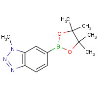 1362243-56-8 1-methyl-6-(4,4,5,5-tetramethyl-1,3,2-dioxaborolan-2-yl)benzotriazole chemical structure