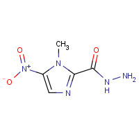 1787-33-3 1-methyl-5-nitroimidazole-2-carbohydrazide chemical structure