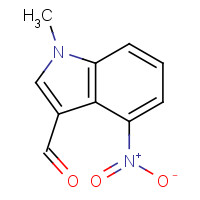 36728-90-2 1-methyl-4-nitroindole-3-carbaldehyde chemical structure