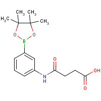 1030269-28-3 4-oxo-4-[3-(4,4,5,5-tetramethyl-1,3,2-dioxaborolan-2-yl)anilino]butanoic acid chemical structure