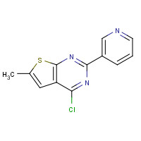 301346-48-5 4-chloro-6-methyl-2-pyridin-3-ylthieno[2,3-d]pyrimidine chemical structure