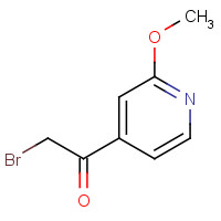 1187669-32-4 2-bromo-1-(2-methoxypyridin-4-yl)ethanone chemical structure