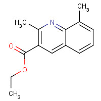392734-40-6 ethyl 2,8-dimethylquinoline-3-carboxylate chemical structure