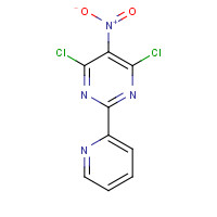 1188037-64-0 4,6-dichloro-5-nitro-2-pyridin-2-ylpyrimidine chemical structure