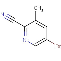 156072-86-5 5-bromo-3-methylpyridine-2-carbonitrile chemical structure
