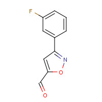 885273-52-9 3-(3-fluorophenyl)-1,2-oxazole-5-carbaldehyde chemical structure
