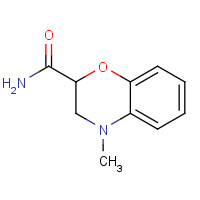 84831-37-8 4-methyl-2,3-dihydro-1,4-benzoxazine-2-carboxamide chemical structure