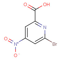 231287-89-1 6-bromo-4-nitropyridine-2-carboxylic acid chemical structure