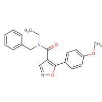 1003558-95-9 N-benzyl-N-ethyl-5-(4-methoxyphenyl)-1,2-oxazole-4-carboxamide chemical structure