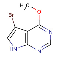 1168106-60-2 5-bromo-4-methoxy-7H-pyrrolo[2,3-d]pyrimidine chemical structure