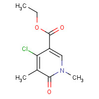 853109-70-3 ethyl 4-chloro-1,5-dimethyl-6-oxopyridine-3-carboxylate chemical structure
