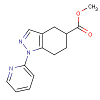 68587-29-1 methyl 1-pyridin-2-yl-4,5,6,7-tetrahydroindazole-5-carboxylate chemical structure