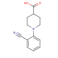937601-79-1 1-(2-cyanophenyl)piperidine-4-carboxylic acid chemical structure
