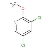 13472-58-7 3,5-dichloro-2-methoxypyridine chemical structure