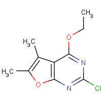1030377-52-6 2-chloro-4-ethoxy-5,6-dimethylfuro[2,3-d]pyrimidine chemical structure