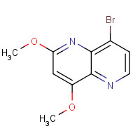 1417553-81-1 8-bromo-2,4-dimethoxy-1,5-naphthyridine chemical structure