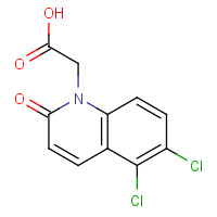 1003878-25-8 2-(5,6-dichloro-2-oxoquinolin-1-yl)acetic acid chemical structure