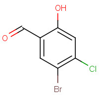 876492-31-8 5-bromo-4-chloro-2-hydroxybenzaldehyde chemical structure