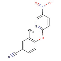 1311138-77-8 3-methyl-4-(5-nitropyridin-2-yl)oxybenzonitrile chemical structure